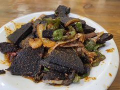 炒猪肠-鸡汁麻辣粉煎豆腐(凤栖街店)