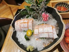 三文鱼鱼腩-黑牛の店·和牛烧肉(合生汇店)
