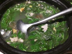 上汤皮蛋煮枸杞叶-百味馆·粤菜·湛江菜(后海花园店)