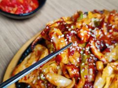 五花肉炒鱿鱼-文成焕·家族韩式餐厅