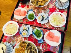 鸡排拼牛肉-寿喜屋日式定食