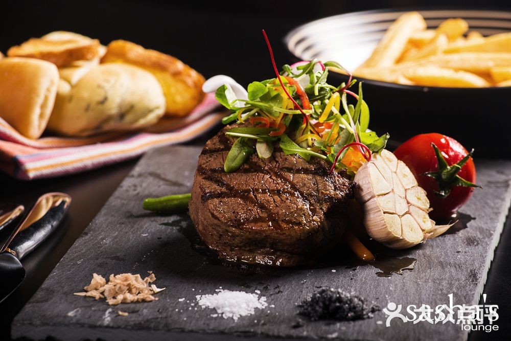 sashas dinning lounge-阿伯丁黑牛里脊-菜-碳烤牛排图片-上海美食