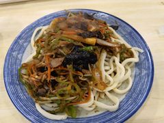 孜然牛肉炒面-清华澜园教工餐厅