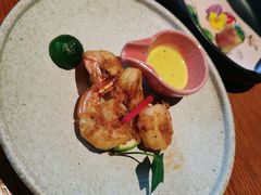 罗勒黑虎虾-花潮料理艺食馆(SM新生活广场店)