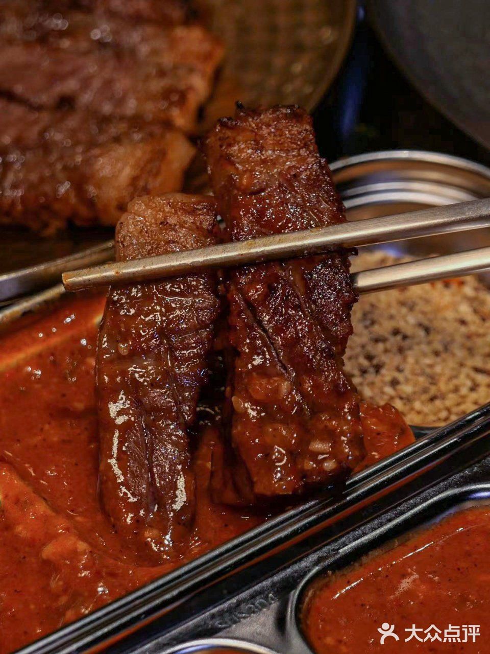 山葵配烤肉‖这也太好吃了吧‼️  