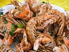 椒盐濑尿虾-顺品美食店•现捞海鲜(海陵岛店)
