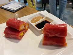 金沙鲜虾红米肠粉-喜粤糖朝餐厅(三八广场店)