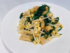 菠菜豆芽拌面筋-汉唐宴长安食府