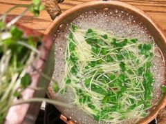 鸡汤现涮萝卜苗-湘颂·湘味家宴(侨鑫店)