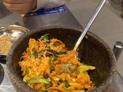 芝士石锅拌饭-哈哈碳都·牛肋条无限自助烤肉(台江万达店)