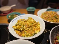 野胡葱炒土鸡蛋-吃饭皇帝大土家民族菜(正大广场店)