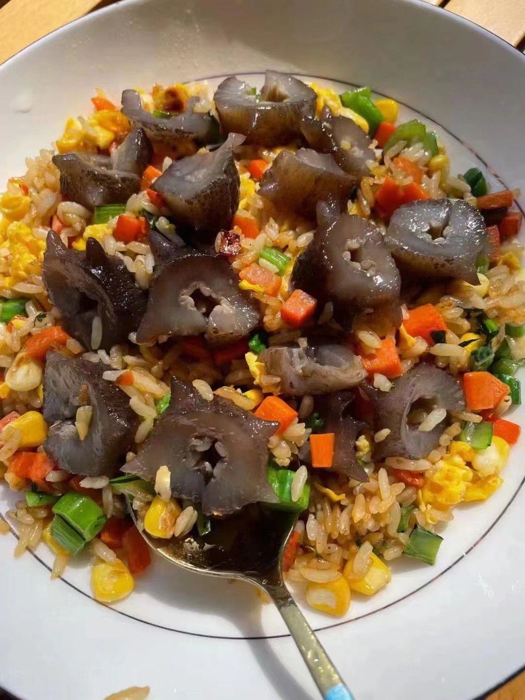 海参炒饭