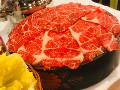 安格斯牛肉-鲜入围煮花胶鸡海鲜火锅