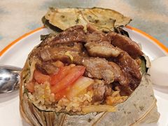 焗荷叶牛扒饭-金沙湾茶餐厅(万科公园金街店)