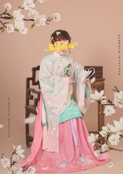 -后宫·古装汉服京剧儿童亲子全家福摄影