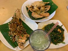 咸蛋黄软壳蟹-大树下海鲜饭店