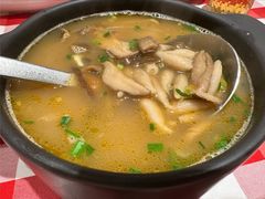 蘑菇汤莜面鱼鱼-西贝(上海新梅广场店)