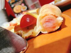 烤肠饼边-米斯特比萨(罗斯福店)