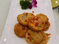 椒盐藕夹-怡园饭店-餐厅(四望亭店)