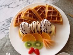 水果冰淇淋松饼-自由之丘