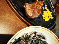 威尼斯风味墨鱼汁意面-萨莉亚意式餐厅(浦江万达广场店)