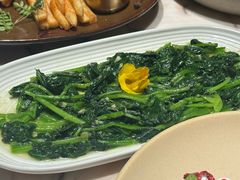 孜然菠菜-丝路有约·优雅新疆菜(万宴城店)
