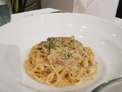 奶油蘑菇培根意面-我的四季意大利餐厅(春天百货店)