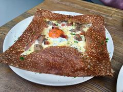 鸡蛋蘑菇熏肉荞麦可丽饼-RAC BAR(安福路店)