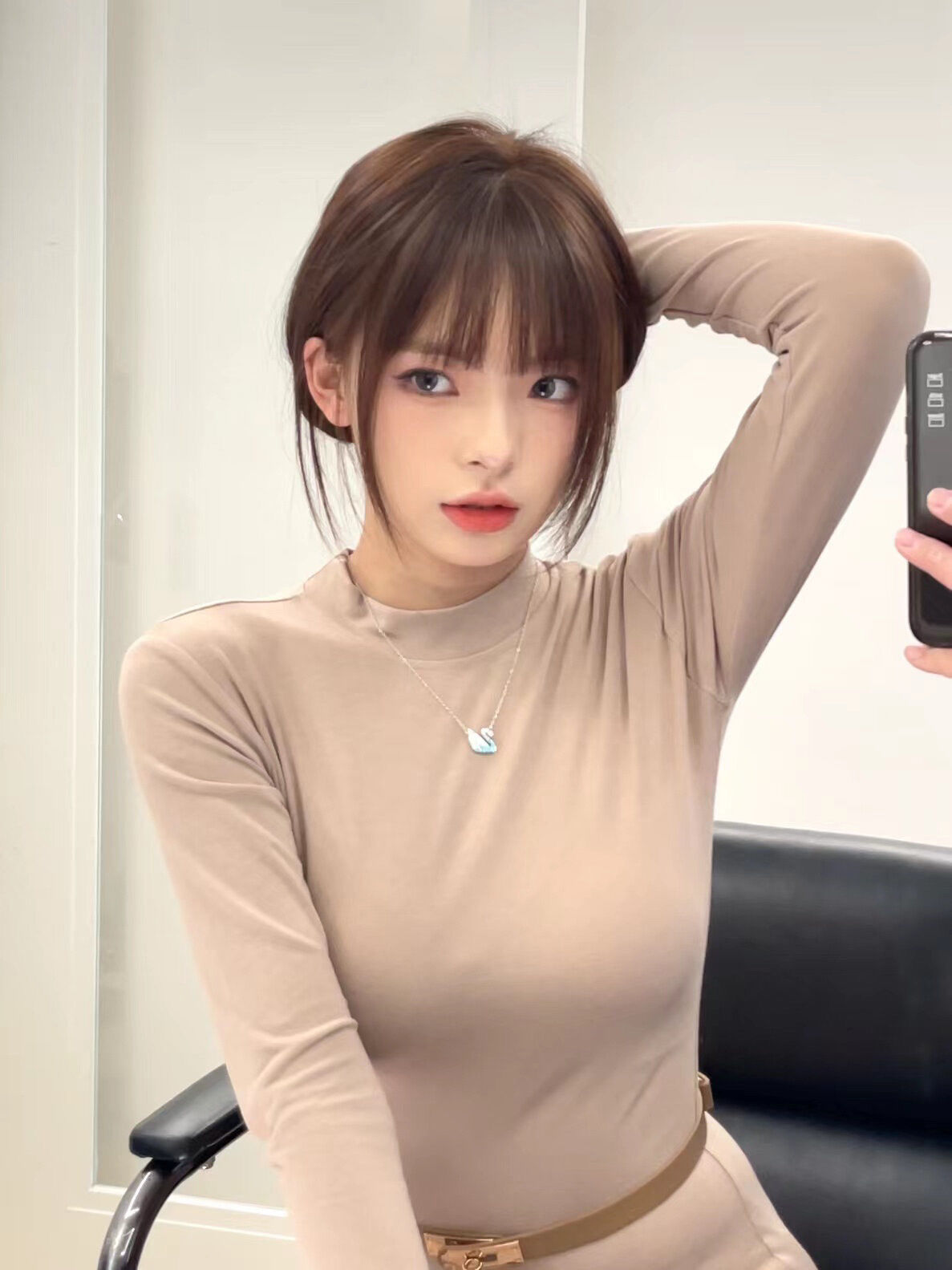适合圆脸的中长发 可披可扎 显瘦 减龄