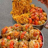 建设路人均20不到，巨好吃的小龙虾拌面