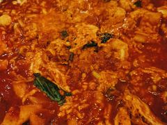 虾仁火山炒年糕-包装马车·韩国料理·포장마차