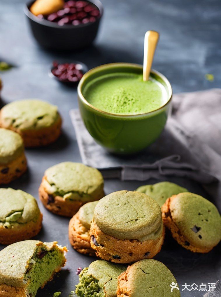 0元玩转这座城 抹茶红豆饼干 材料:黄油80克 - 大众点评吃喝玩乐精选