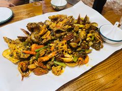 -东来菜馆•手抓海鲜家常菜•海鲜锅贴(鸽子窝店)