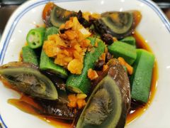 秋葵拌皮蛋-姑苏鸿昌兴大食堂(中山北路店)