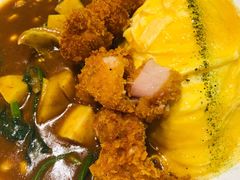 炸鸡块咖喱蛋包饭套餐-池奈·日式咖喱蛋包饭(赛高店)