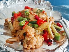 五花肉炒菜花-海湾壹品·粤菜·早茶·烤鸭(拱北店)