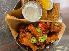 炸鸡翅一半一半-富乐满韩国正宗炸鸡韩国料理(虹泉路店)