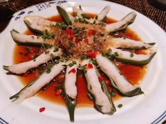 鲜虾酿秋葵-北平盛世·新京菜·北京烤鸭(劲松·双井店)