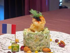 牛油果虎虾仁沙拉-卡本妮法餐厅·北京和平宾馆