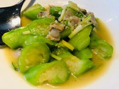 原汤蛤蜊煮广东胜瓜-皇朝会.经典传统粤菜(外滩店)