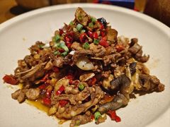 茶油老姜炒鸡-庭苑饭香·生态餐厅(动物园店)