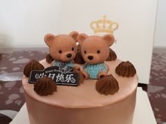 -咖咖熊蛋糕定制·英国蓝风车动物性淡奶油