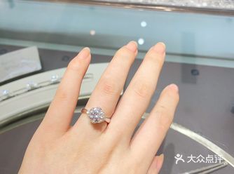 今天去看钻戒，几乎把环球港所有的珠宝品牌都逛个遍