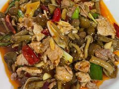 竹菇炒肉-竹野·上|老字号全竹宴