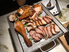 绿茶葱香烤鸡烤肉合拼-绿茶餐厅(汇悦大融城店)