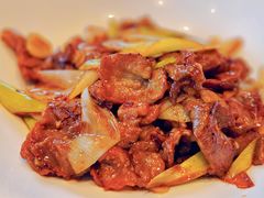 葱爆羊肉-鱼翅楼·津派砂锅鱼翅(水上公园店)