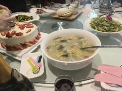 -海派美食·家宴海鲜青岛菜·石锅鲽鱼头(东方城店)
