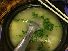 粉丝豆腐砂锅-清真王强炸串