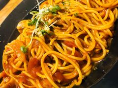 日式辣海鲜意面-机器人火炉披萨