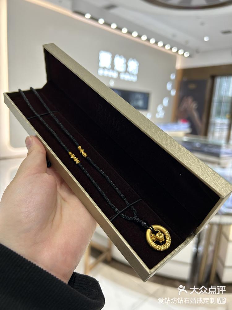 客出黄金手工项链绳